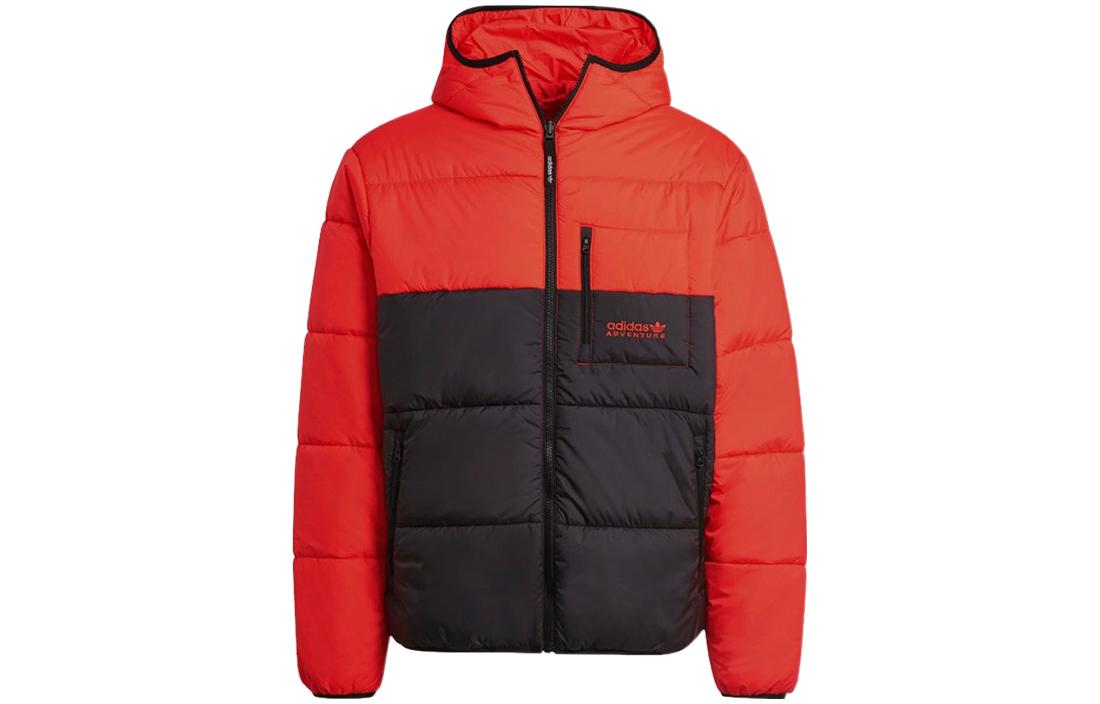 

Пуховик мужской черный красный Adidas Originals