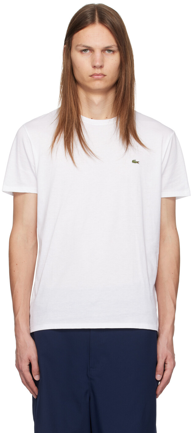 

Футболка с круглым вырезом Lacoste, белый