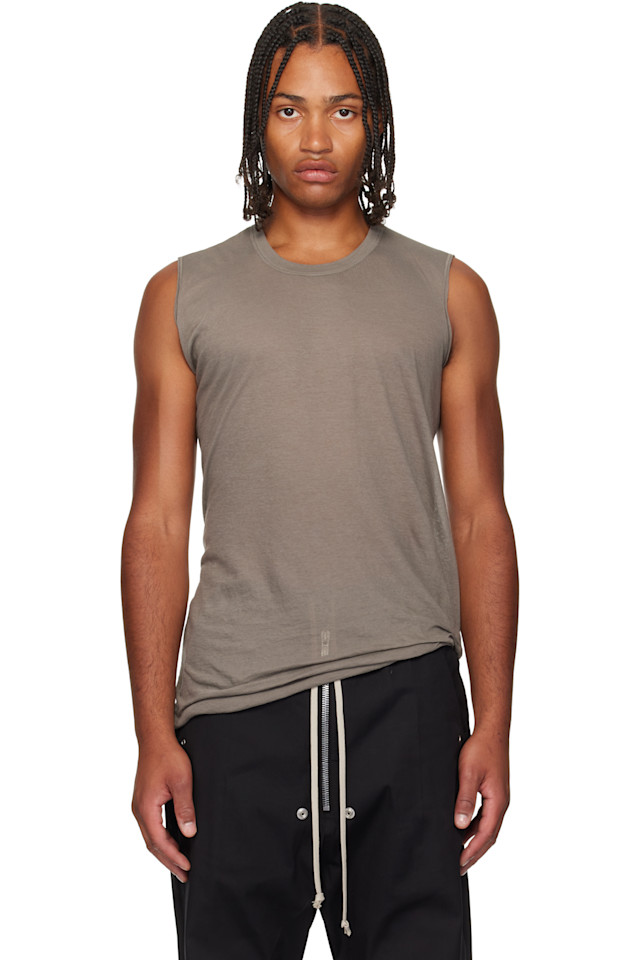 

Базовая майка без рукавов Gray Concordians Rick Owens, Dust