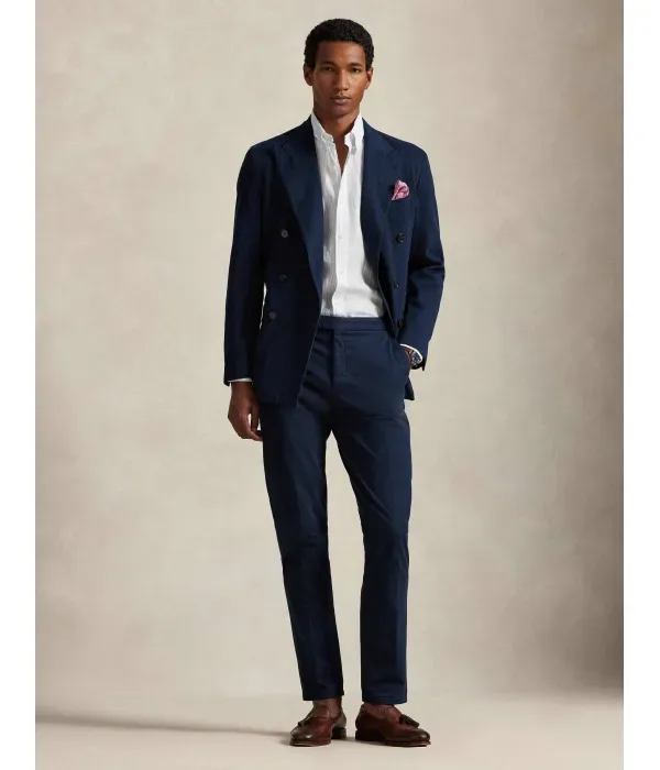 Льняная рубашка slim fit Polo Ralph Lauren, белый — фото 2