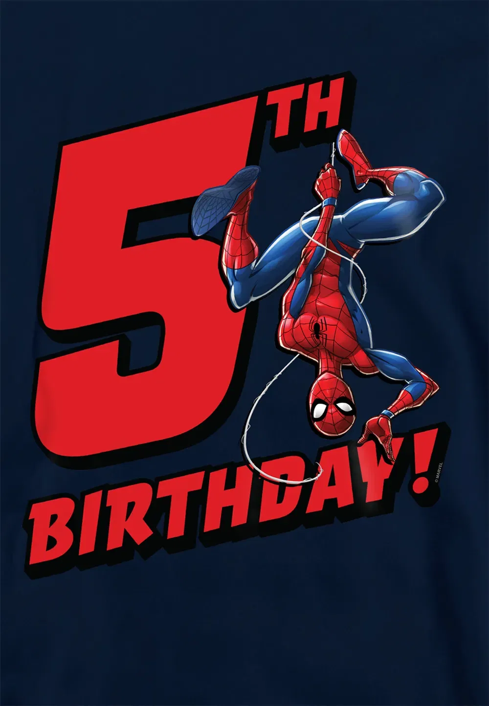 Детская худи Marvel Spiderman, темно-синий, темно-синий — фото 2