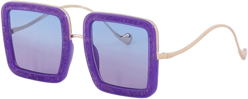 

Крупные солнцезащитные очки с кристаллами для женщин, солнцезащитные очки с бриллиантами, защита от УФ-излучения UV400, солнцезащитные очки со стразами generic, C9 Gold Purple