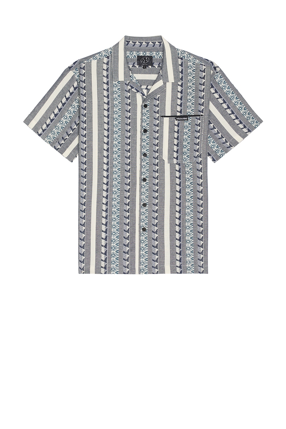 

Рубашка с тонкими вставками Dobby Maui And Sons, slate