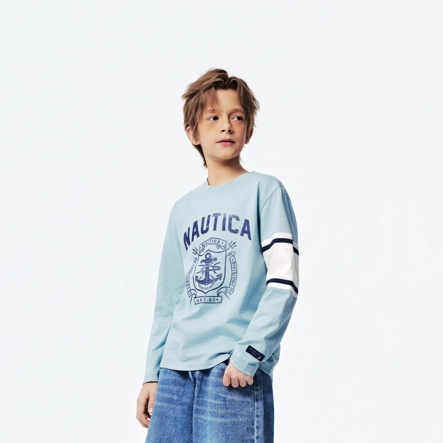 Футболка детская Kids' NAUTICA, Light Blue — фото 4