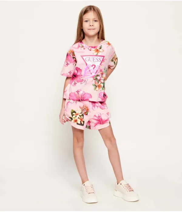 Футболка regular fit Guess, розовый — фото 2