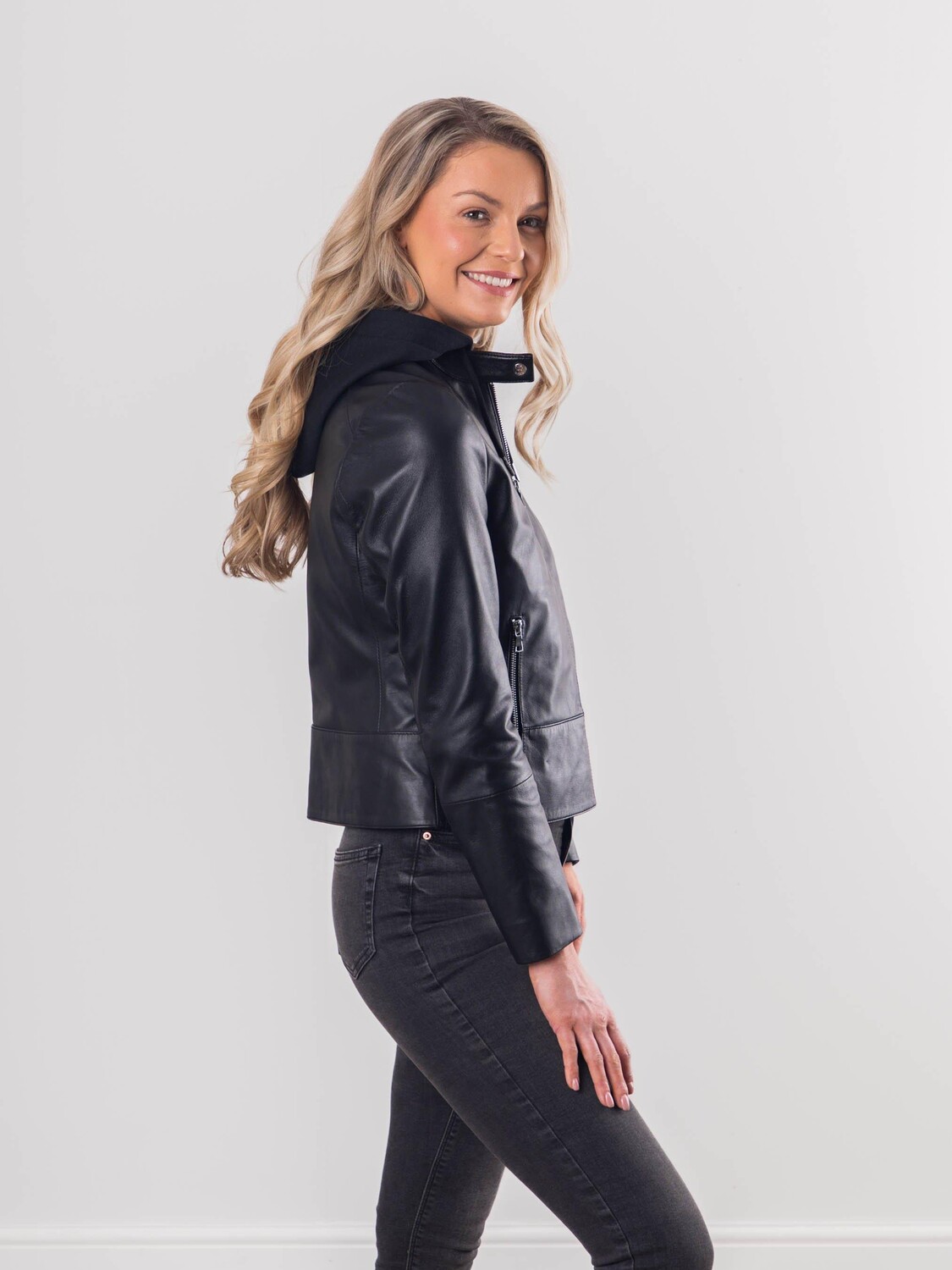 

Кожаная куртка Heversham с капюшоном Lakeland Leather, черный