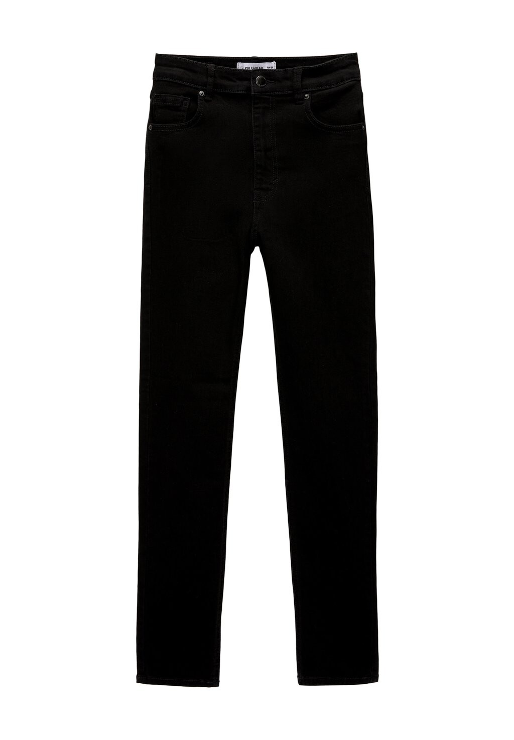 

Джинсы скинни HIGH WAIST PULL&BEAR, черный