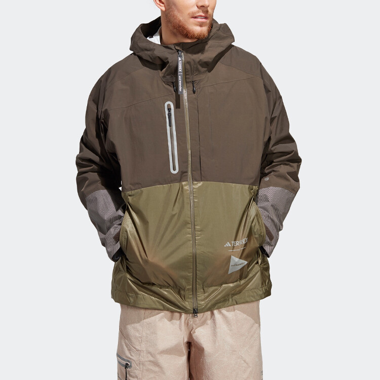 TERREX X And Wander Outdoor Jacket Men Dark Oliver Adidas, цвет Dark Oliver — фото 2