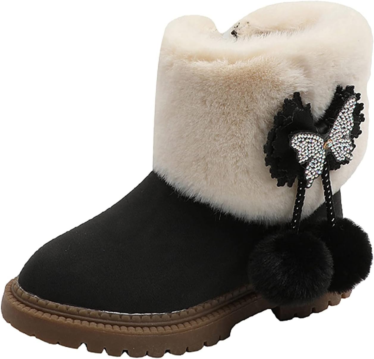 

Generic Детские ботинки для девочек, ботильоны на молнии сбоку, модные ботинки для подростков для малышей, короткие замшевые ботинки с низким каблуком (Желтые, 15-18 месяцев)