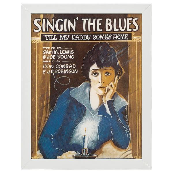 

Рамка для фотографий LegendArte Poster Singin' The Blues, белый