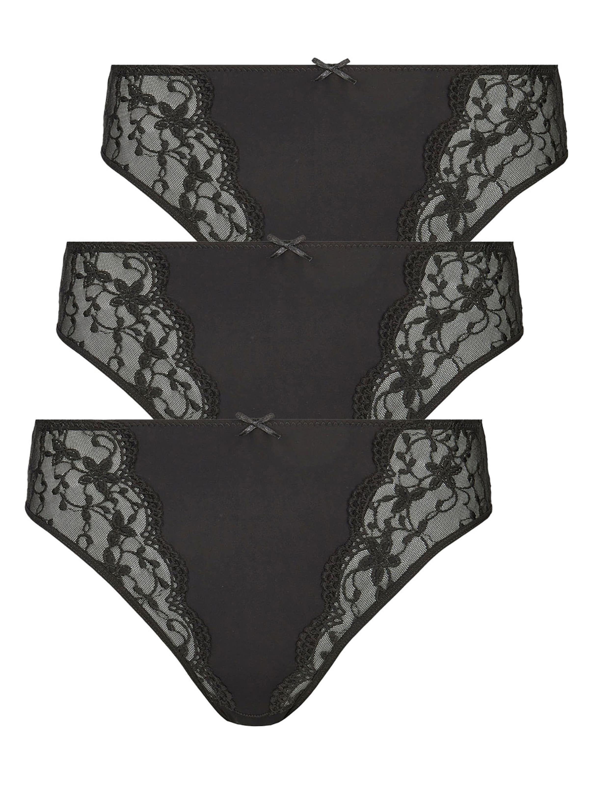 

Nina von C. Трусы Boyshorts 'Silver Edition' в черном цвете