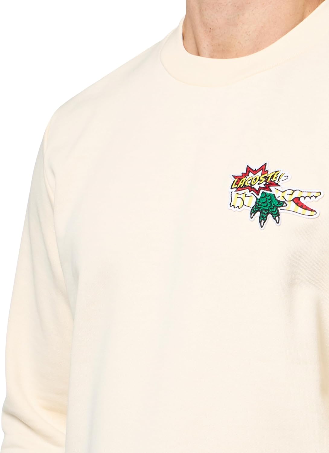 Мужской свитшот Lacoste Badge из органического хлопка, Lapland — фото 3