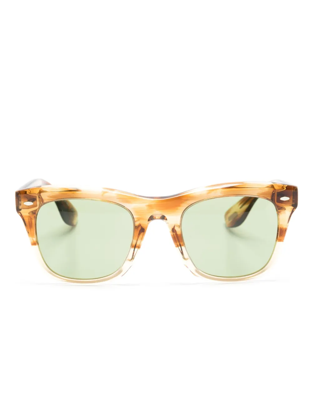 

Солнцезащитные очки Mr. Brunello черепаховой расцветки Oliver Peoples, коричневый
