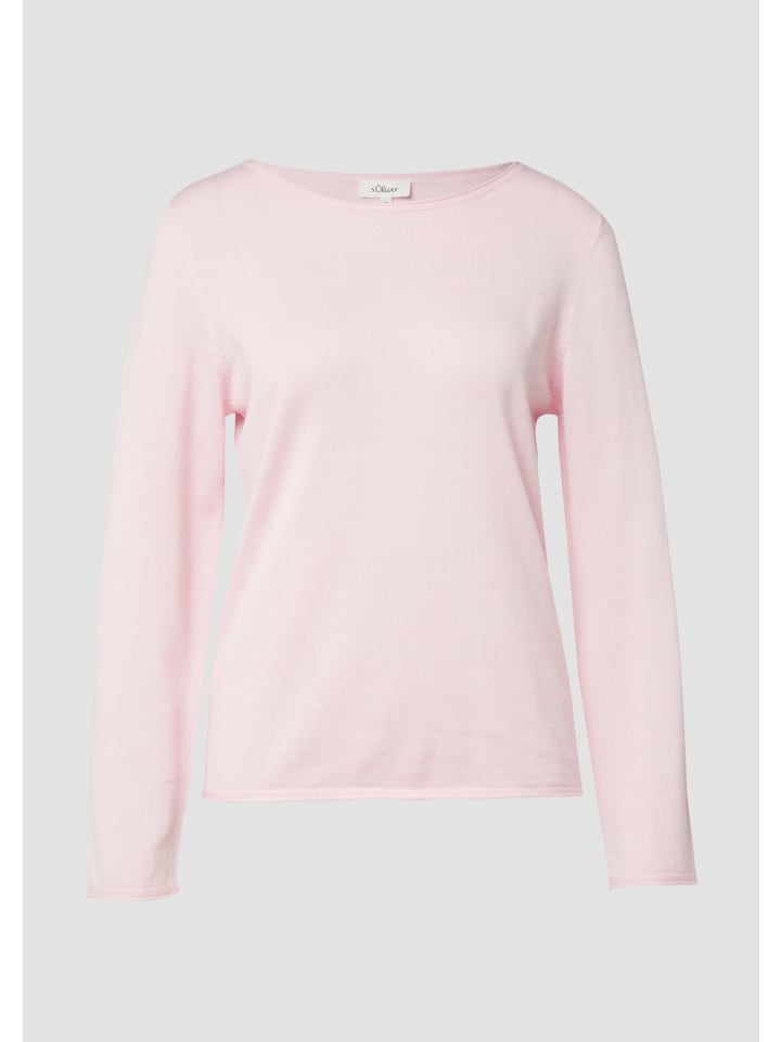 

s.Oliver Вязаный свитер светло-розового цвета (4116)