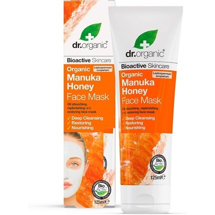 

Маска для лица с медом Манука питательная для сухой кожи 125мл, Dr Organic