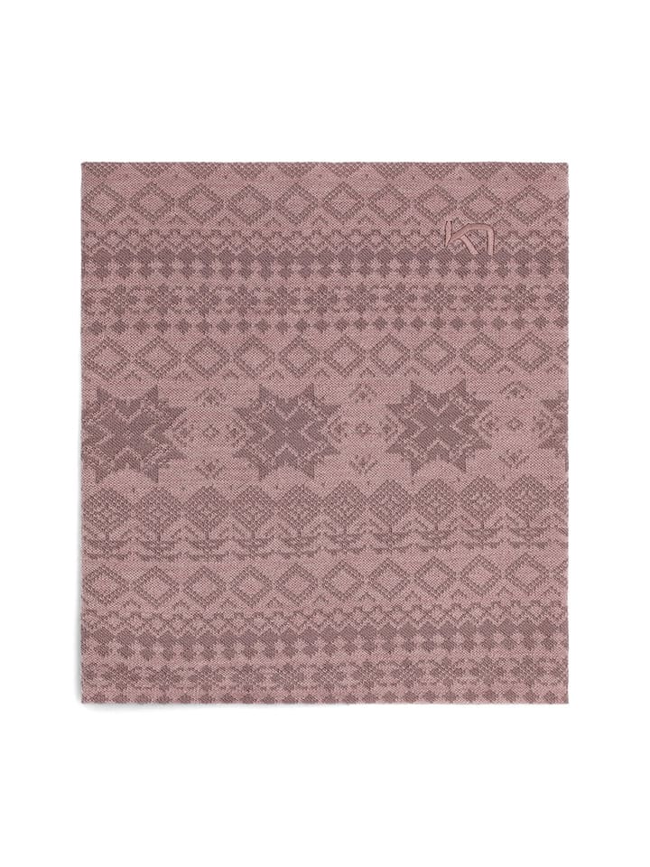 

Шерстяной шарф-петля розового цвета KARI TRAA