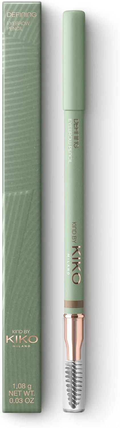 Карандаш для бровей KIKO Milano Kind by KIKO Defining Eyebrow Pencil 01 с расческой Kiko Milano, Taupe 01 — фото 4