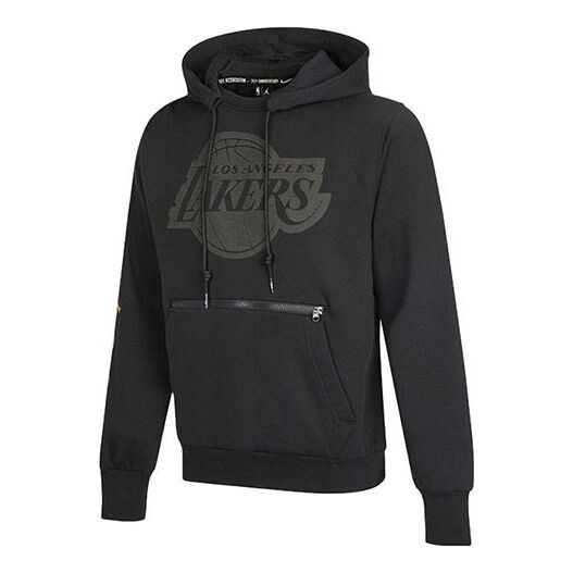 

Толстовка Men's Air Jordan NBA Los Angeles Lakers Casual Sports Fleece Pullover Black, черный