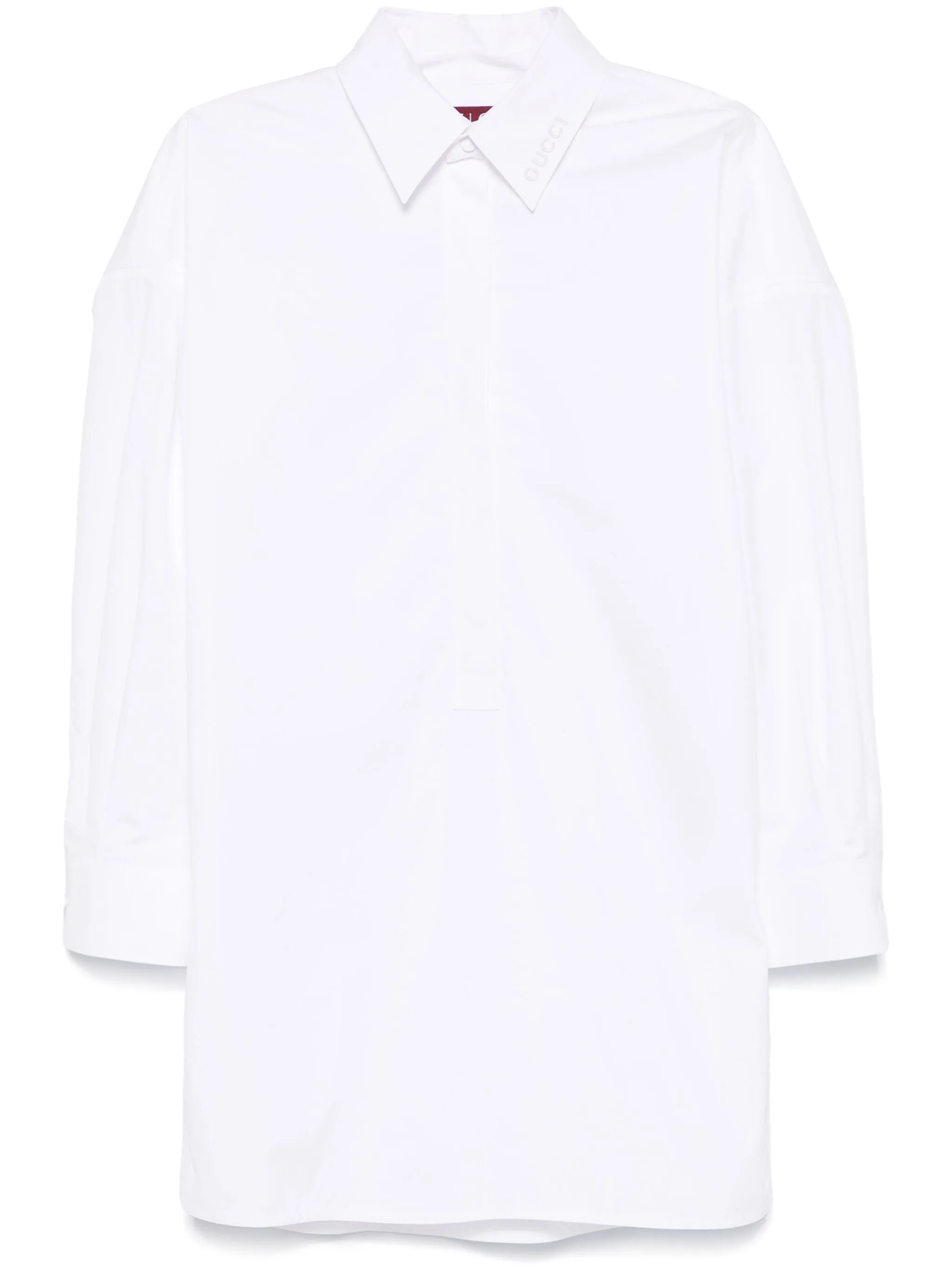 

Поплиновая рубашка Gucci, белый