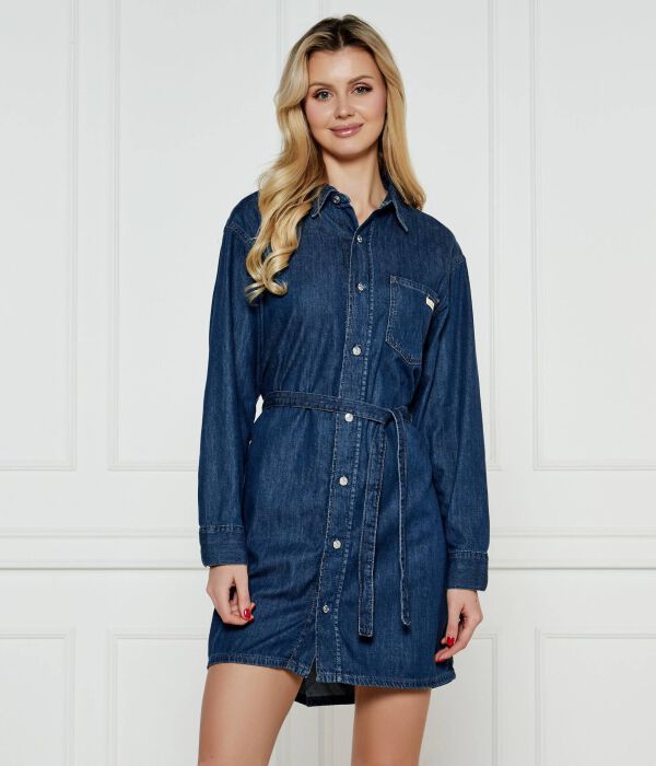 

Платье из денима Calvin Klein Jeans, синий