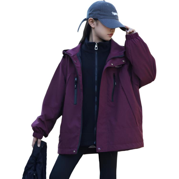 

Утепленная куртка для детей 3-7 лет PROTECTCAMEL, burgundy padded with liner