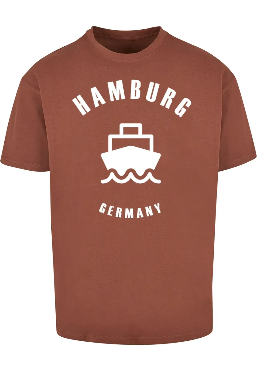 

Футболка Merchcode "Мужская футболка Merchcode Hamburg X Heavy Oversize-BY102", цвет Bark