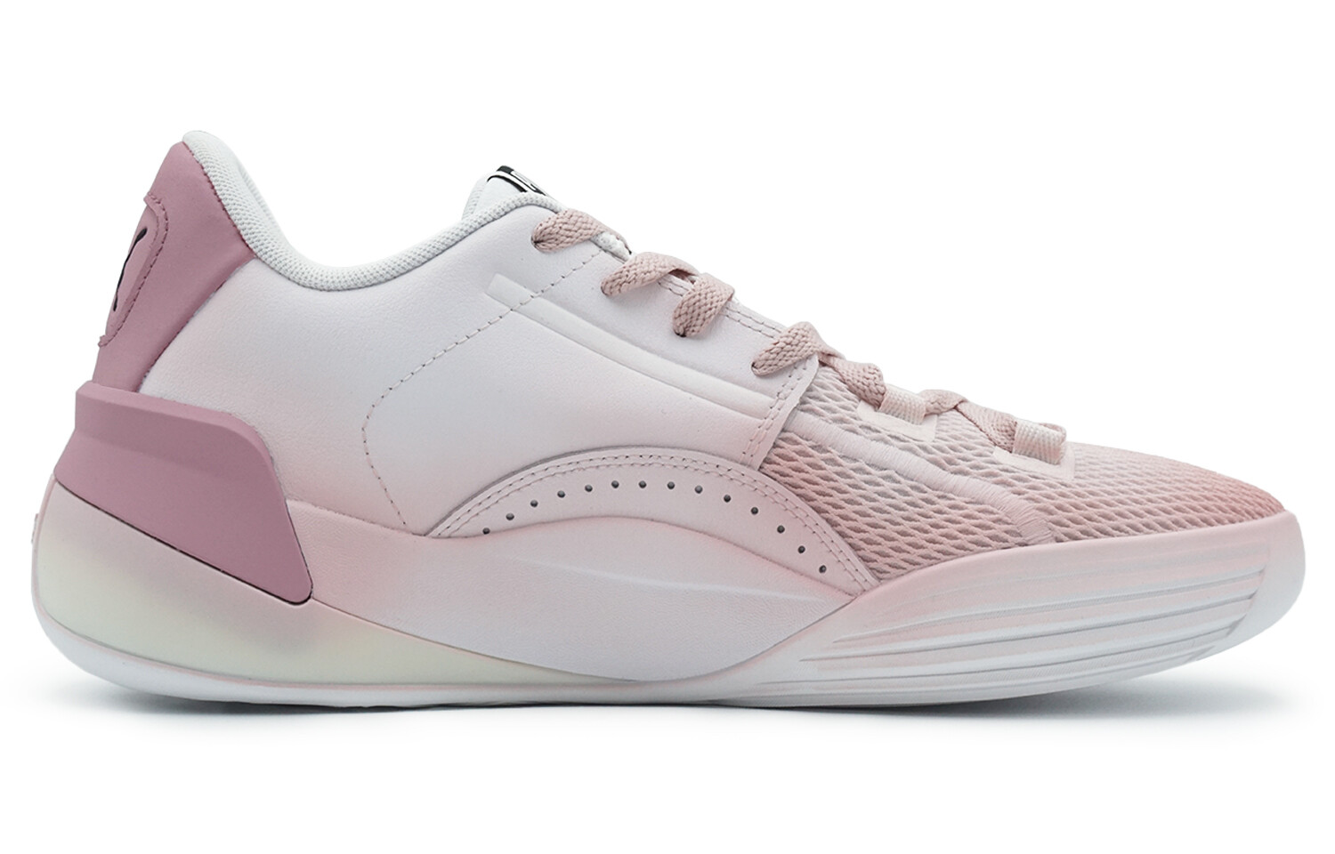 

Баскетбольные кроссовки Clyde Hardwood мужские с низким верхом розовые/белые Puma