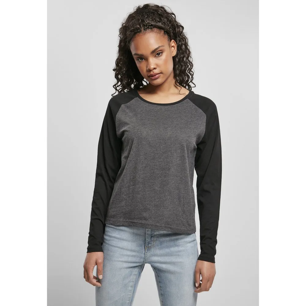

Футболка Urban Classics Contrast Raglan, коричневый