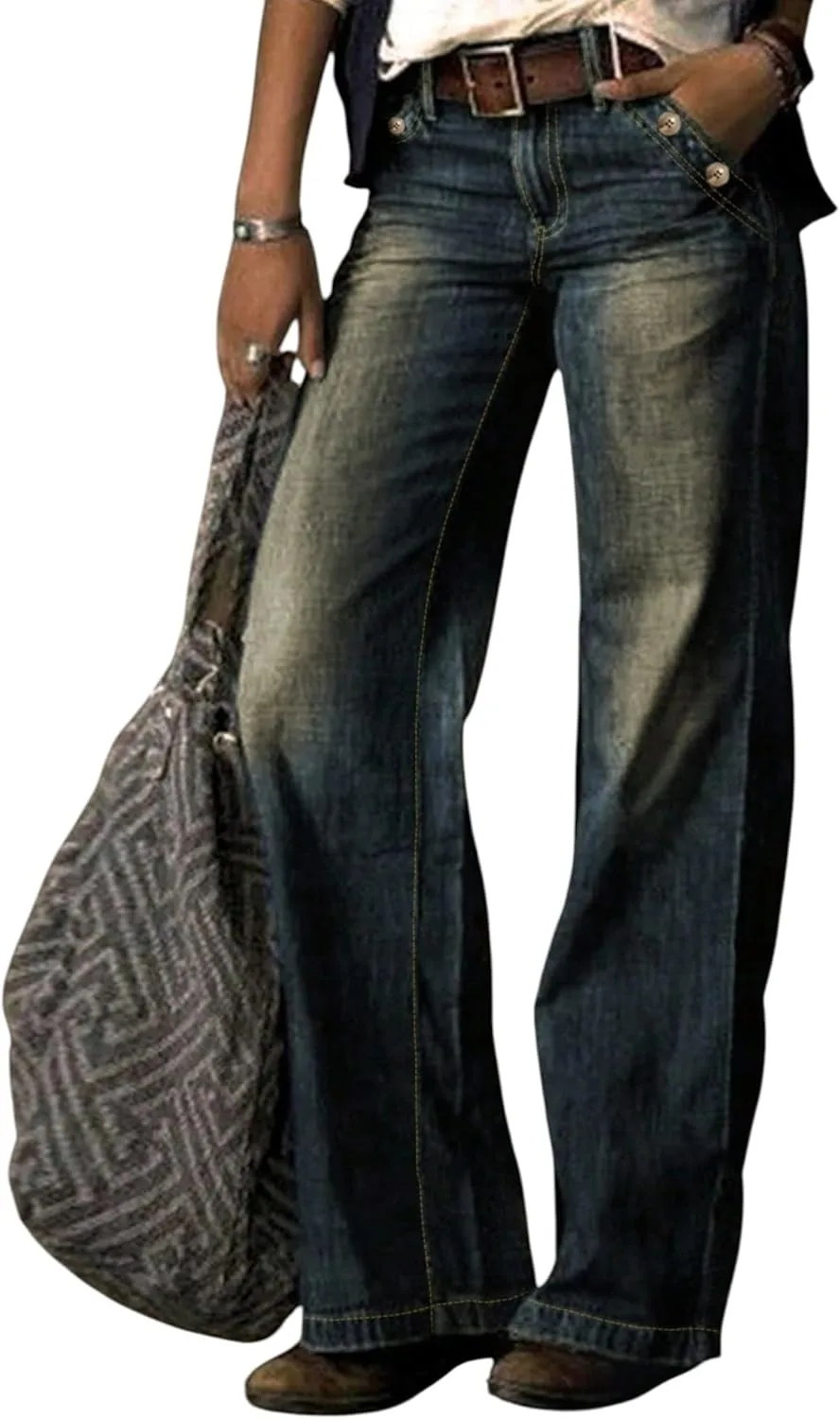 

Прямые джинсы Urban Fashion для женщин, расслабленный крой WGXWGX