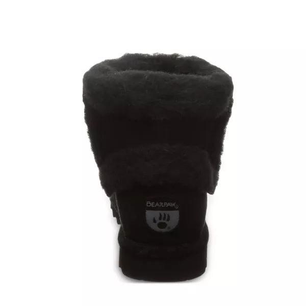 Женские зимние ботинки Kate на шнуровке утепленные комфортные Bearpaw, цвет black black — фото 3