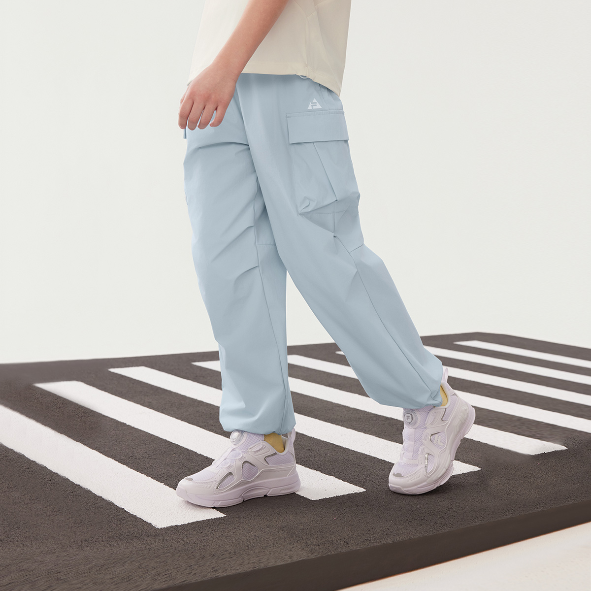 Легкие силиконовые штаны blue для подростков FILA KIDS, голубой — фото 3