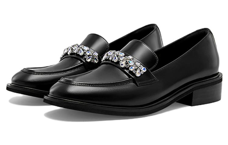 NINE WEST Лоферы женские черно-молочные белые, цвет Milk White — фото 3