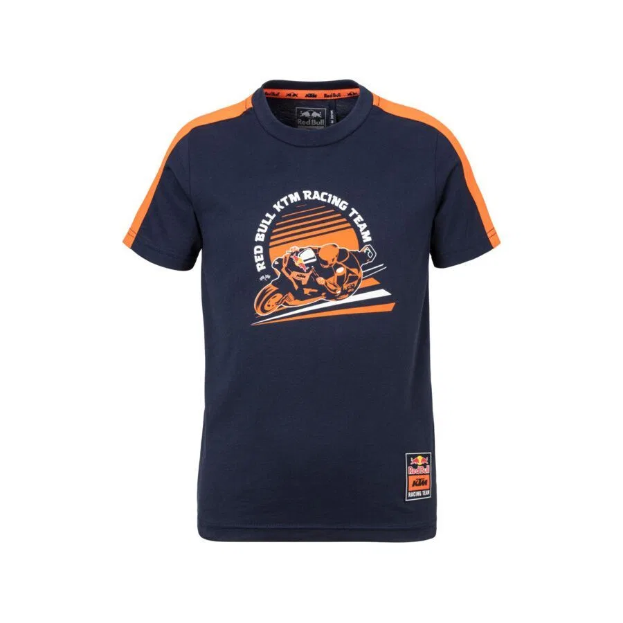 Детская футболка Red Bull KTM Grid 2025 года Ktm Powerwear, Navy/Orange
