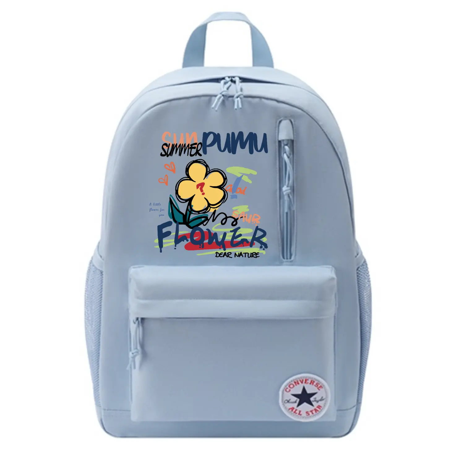 

Converse Полиэстеровый рюкзак унисекс светло-дымчато-голубой, Pumu