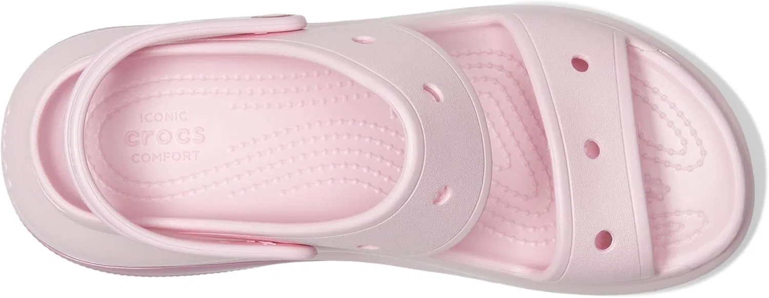 Сандалии Crocs унисекс Mega Crush с тремя ремешками на платформе, Hydrangea — фото 2