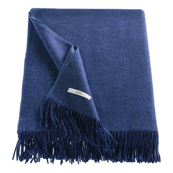 

Плед Esprit Home Melange, 200 см цвет navy