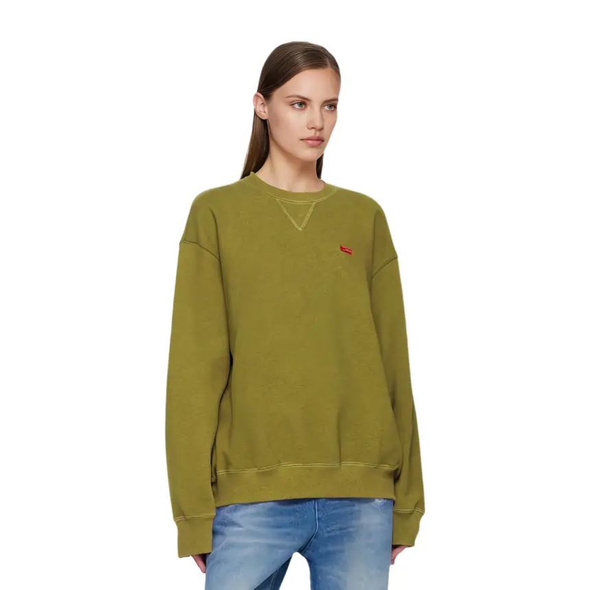 Футболка Small Box Crewneck FW23 Supreme, Мятно-зелёный/Мятная меланжевая — фото 4