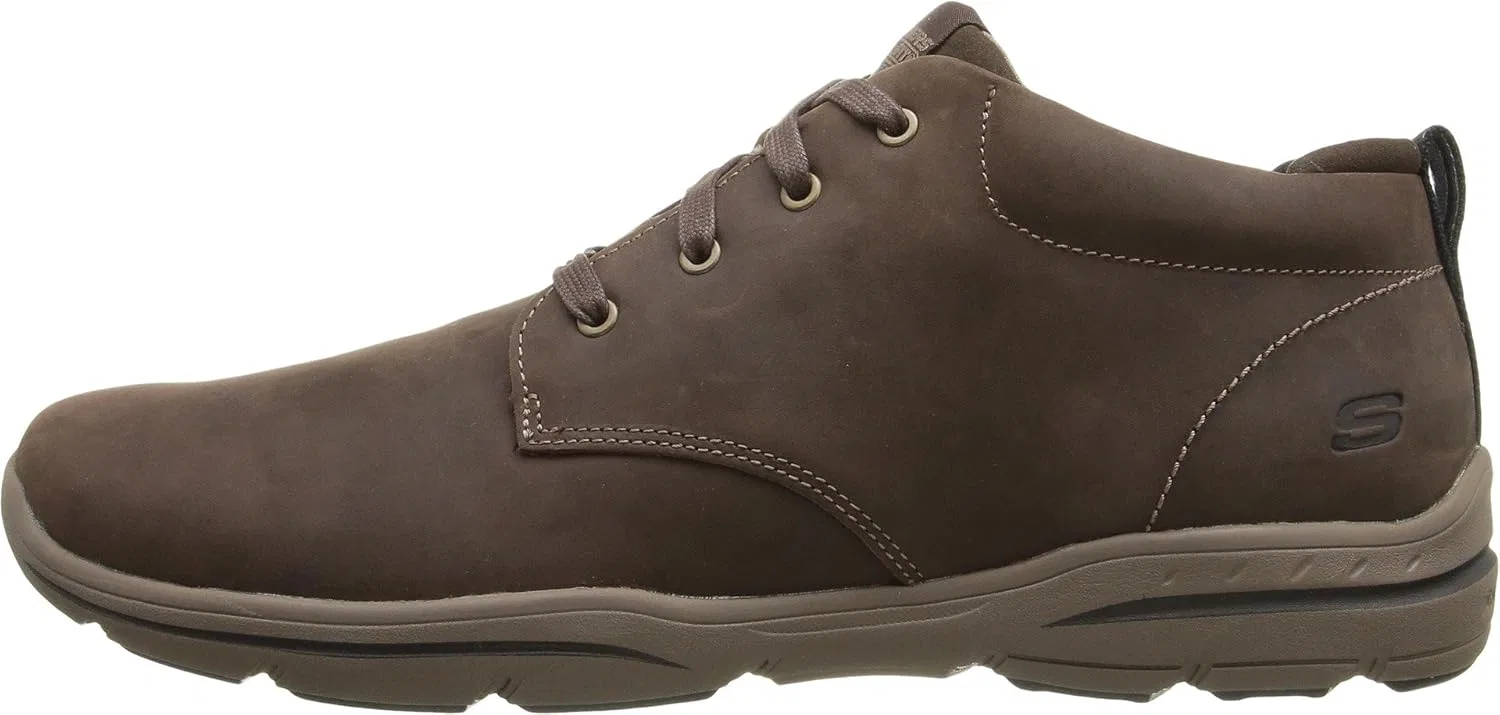 Ботинки Skechers (SKEES) Men's Harper Functional Shoes, Brown Choc — фото 2