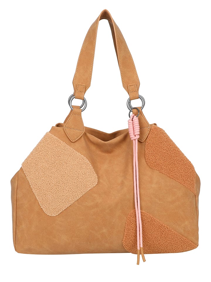 

Fritzi aus Preußen Сумка-шоппер «Иззи» верблюжьего цвета - (Ш)42 x (В)29 x (Г)15 см