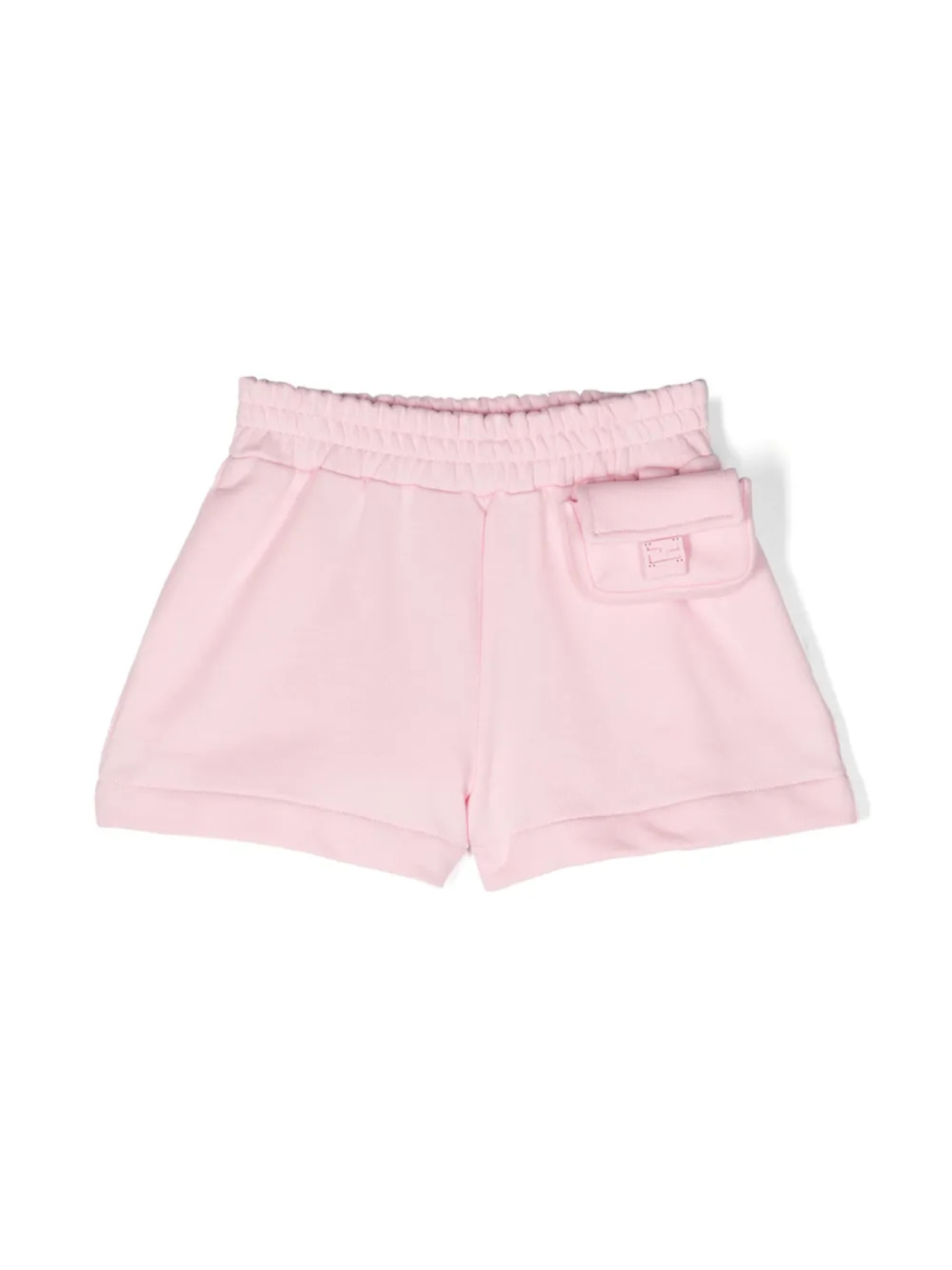 

Шорты с накладным карманом Fendi Kids, розовый