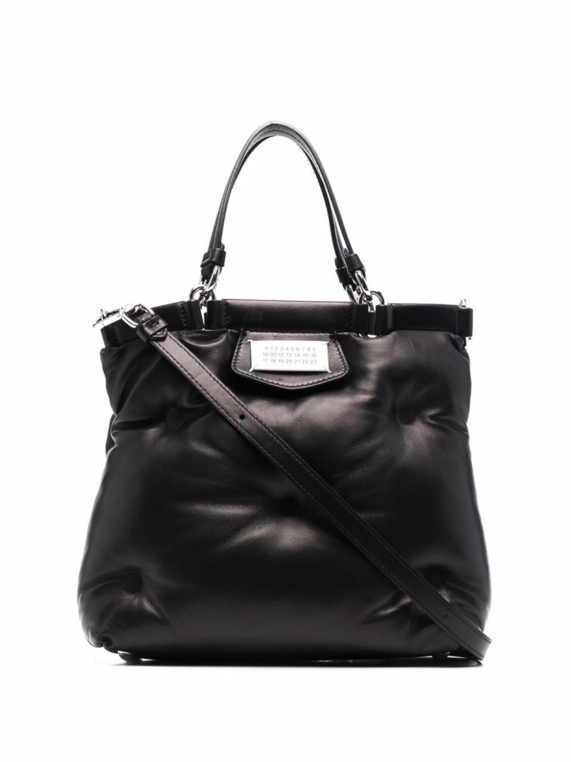 

Маленькая сумка-тоут Maison Margiela Glam Slam, черный