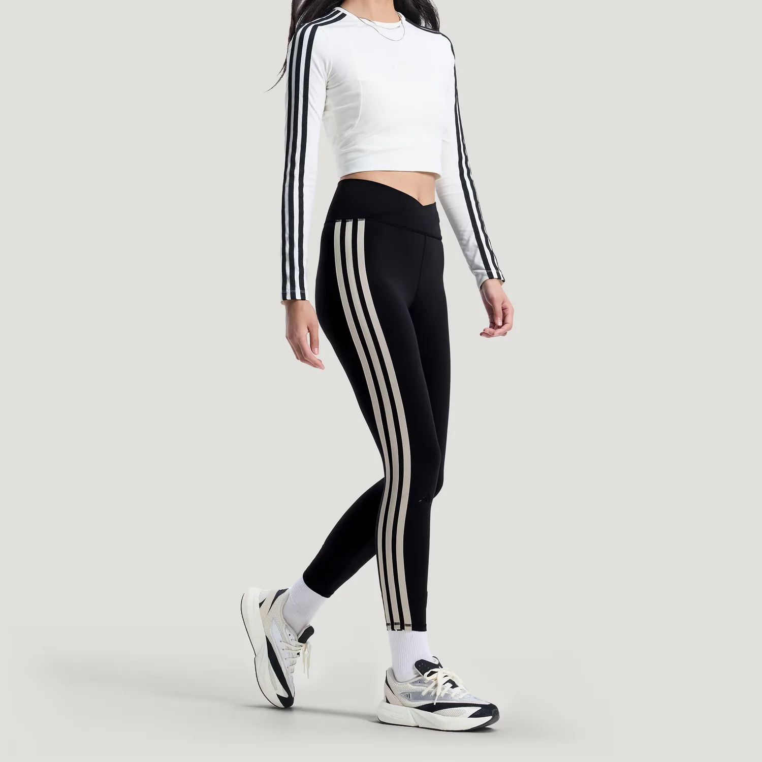 Спортивные брюки climacool для женщин Adidas, черный — фото 4