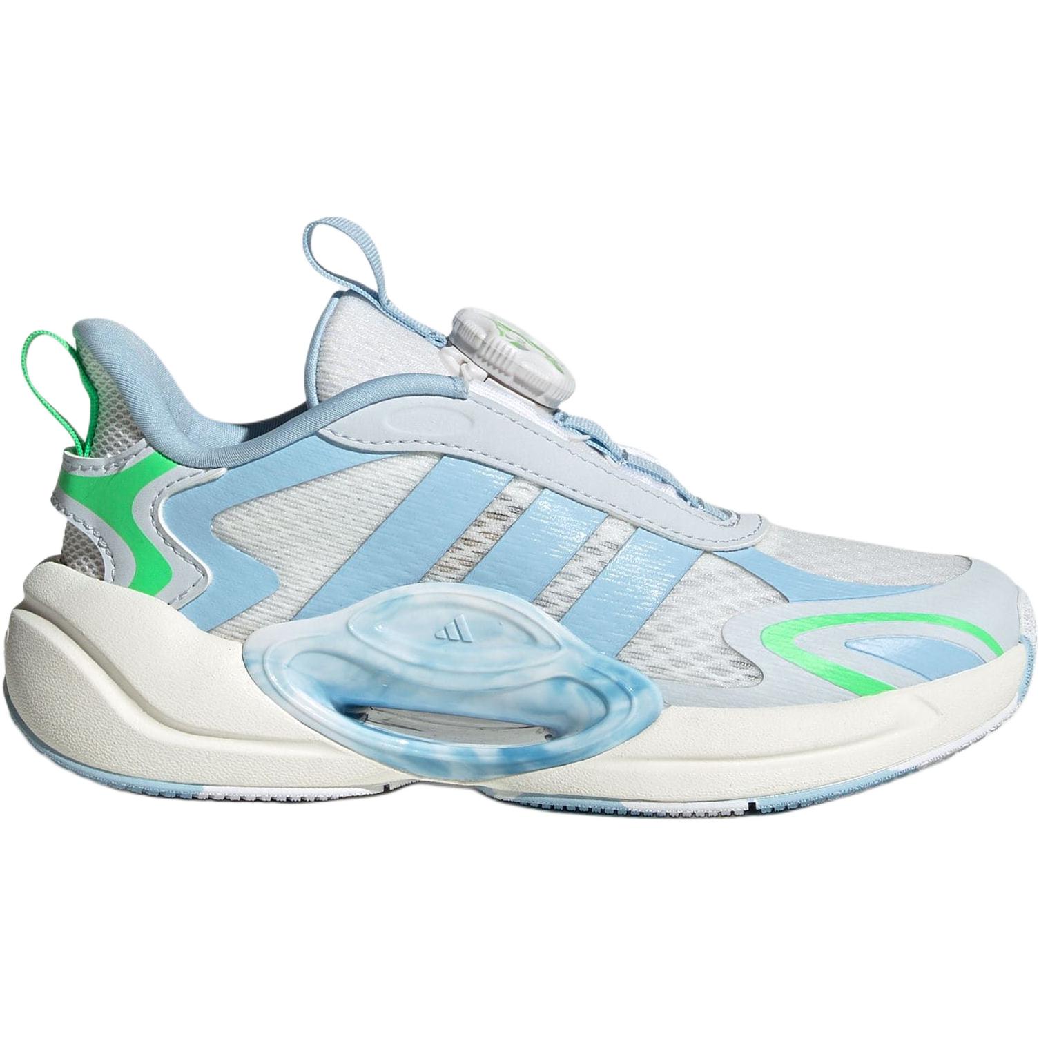 Детские кроссовки Galaxy Anti Slip с низким верхом, устойчивые к износу Adidas, белый/розовый/синий — фото 2