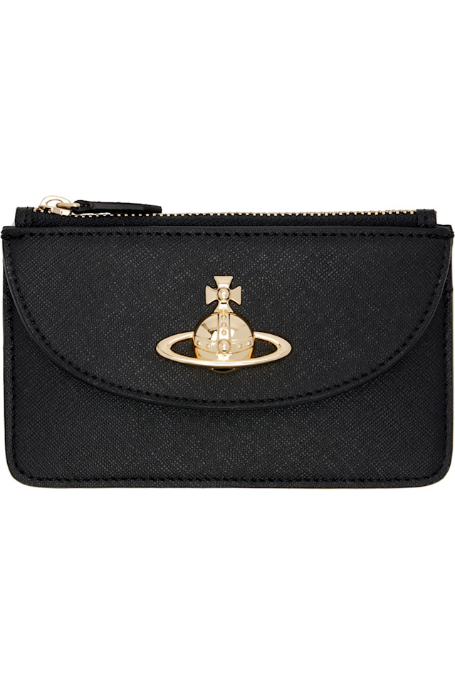 

Vivienne Westwood Черный держатель для карт в форме полумесяца