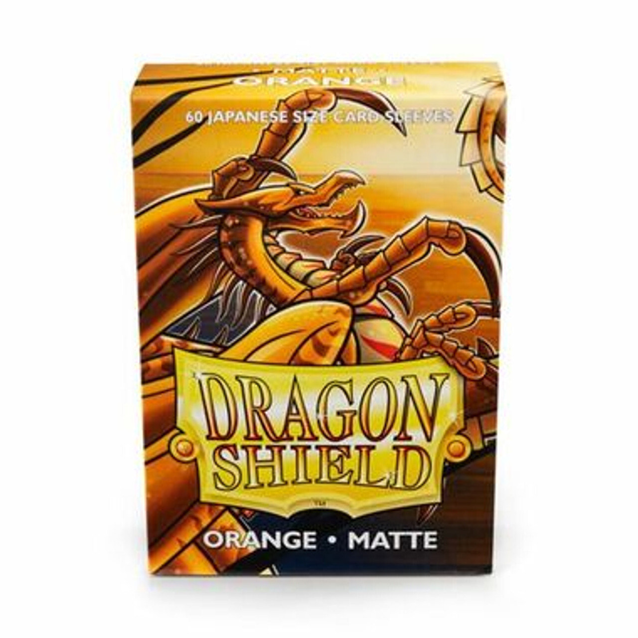 

Аксессуары Dragon Shield Matte Orange Japanese Sized Card Sleeves (60ct)