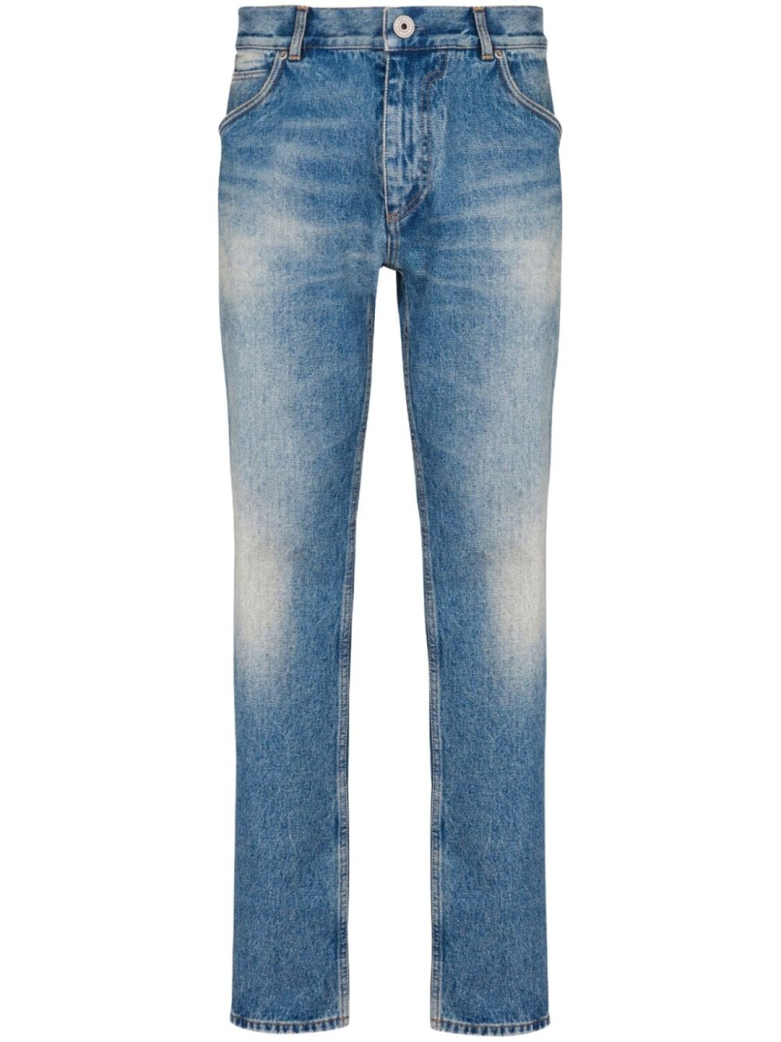 

Balmain прямые джинсы средней посадки, синий