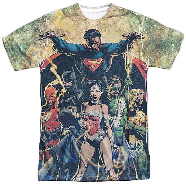 

Футболка adult poly crew с принтом justice league of america Licensed Character