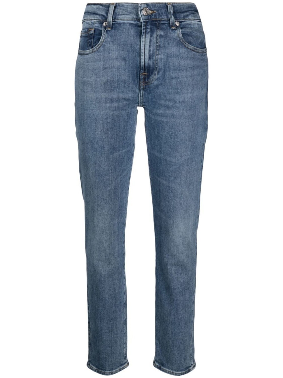 

7 For All Mankind зауженные джинсы, синий