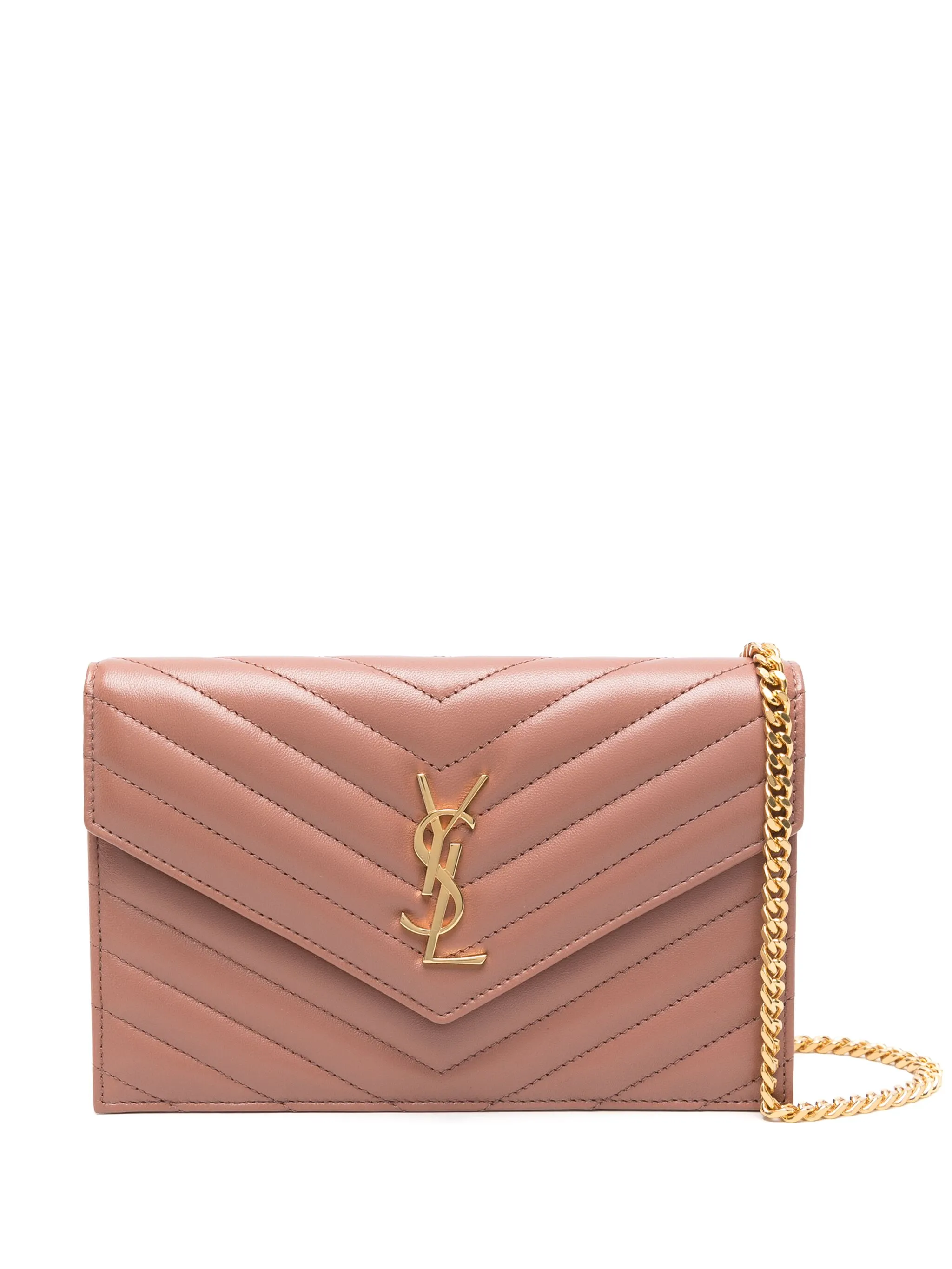 

Клатч Cassandre Envelope Saint Laurent, розовый