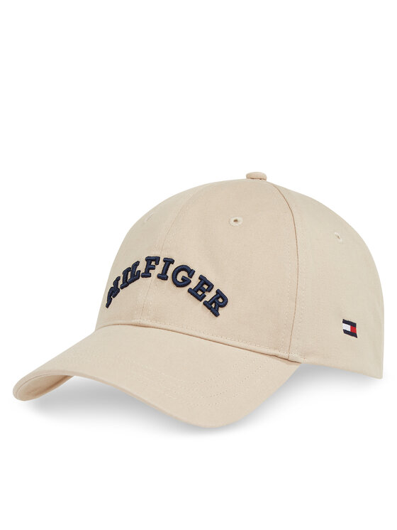 

Бейсболка Th Monotype Soft 6 Panel Cap AM0AM13165 Tommy Hilfiger, бежевый